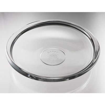 12-1/2 Inch Clear Glass Table Centerpiece