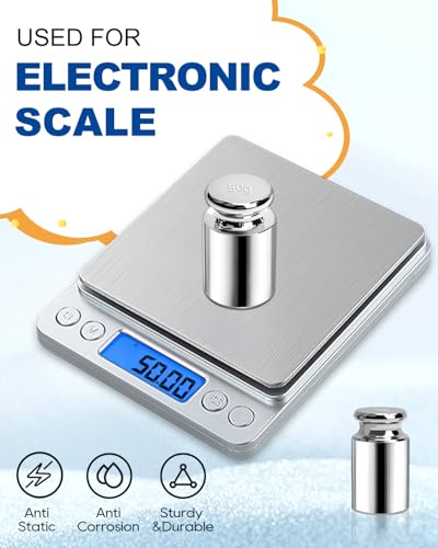 Image of UCEC Calibration Weights for Digital Scale, 50g Gram Weights