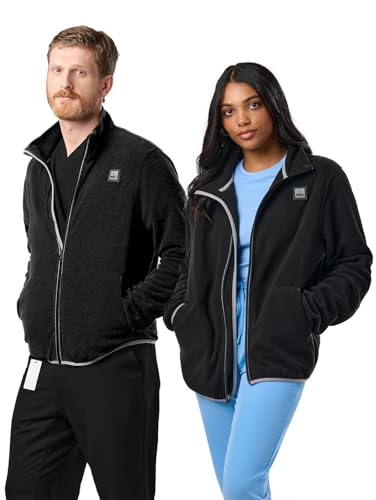Peelz Jamie Polar Fleece Jacket for Men & Women - Full Zip Unisex Long Sleeve, Soft Fabric & 2 Pockets, Comfort Fit - Main Image