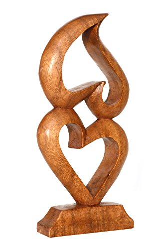 Estatua de madera tallada a mano G6 Collection de 12 pulgadas miniatura 2