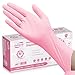 SwiftGrip Disposable Nitrile Gloves, Nitrile Gloves Disposable Latex Free, Powder Free, Cleaning Gloves, Food-Safe Rubber Gloves, Non-Sterile, 100-ct Box (Medium)