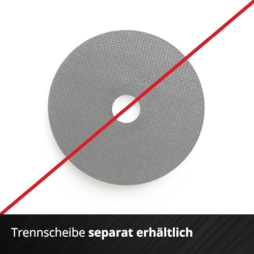 Einhell Professional Akku-Winkelschleifer TP-AG 18/125 CE Q Li Power X-Change (18 V, 900 W, Ø 125 mm, 33 mm Schnitttiefe, Brushless, Konstantelektronik, ohne Trennscheibe, ohne Akku)