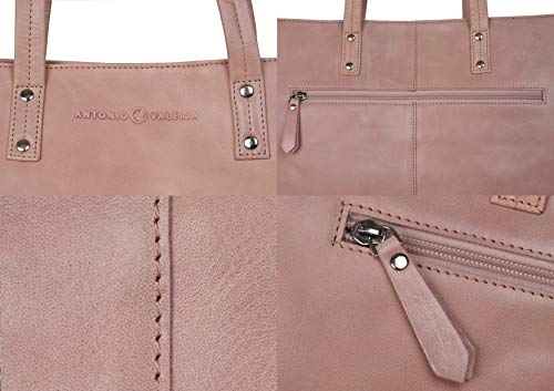 Bolso de cuero Antonio Valeria Tote para mujer miniatura 5