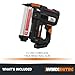 Worx Nitro 20V 18GA Brad Nailer Cordless Fires 80 Nails Per Minute, Cordless Nail Gun Anti-Ejection, Nail Gun Battery Powered Tool-Free Jam Release WX842L.9 Power Share – Tool only