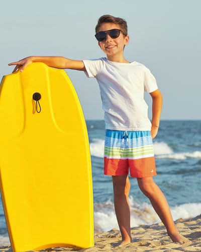 Image of SURF CUZ Surfcuz Little Boys Swim Trunks UPF 50+ Toddler Beach Shorts Swimsuit Kids Quick Dry Swimwear