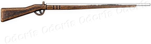 Miniatura 3 de Odoria Pistola de rifle miniatura 112 para manualidades, accesorios de decoración de casa de muñecas