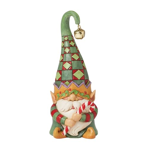 Enesco Jim Shore Heartwood Creek Zwerg Elfe mit Zuckerstange, 12,7 cm, mehrfarbig