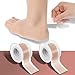 Qianyu 2 Rolls Gel Blister Protector Blister Bandages Silicone Heel Sticker Water Resistant Hand Foot Tape Bubble Plasters Tape for Calluses Tender Spots Shoe Friction Prevention Recovery