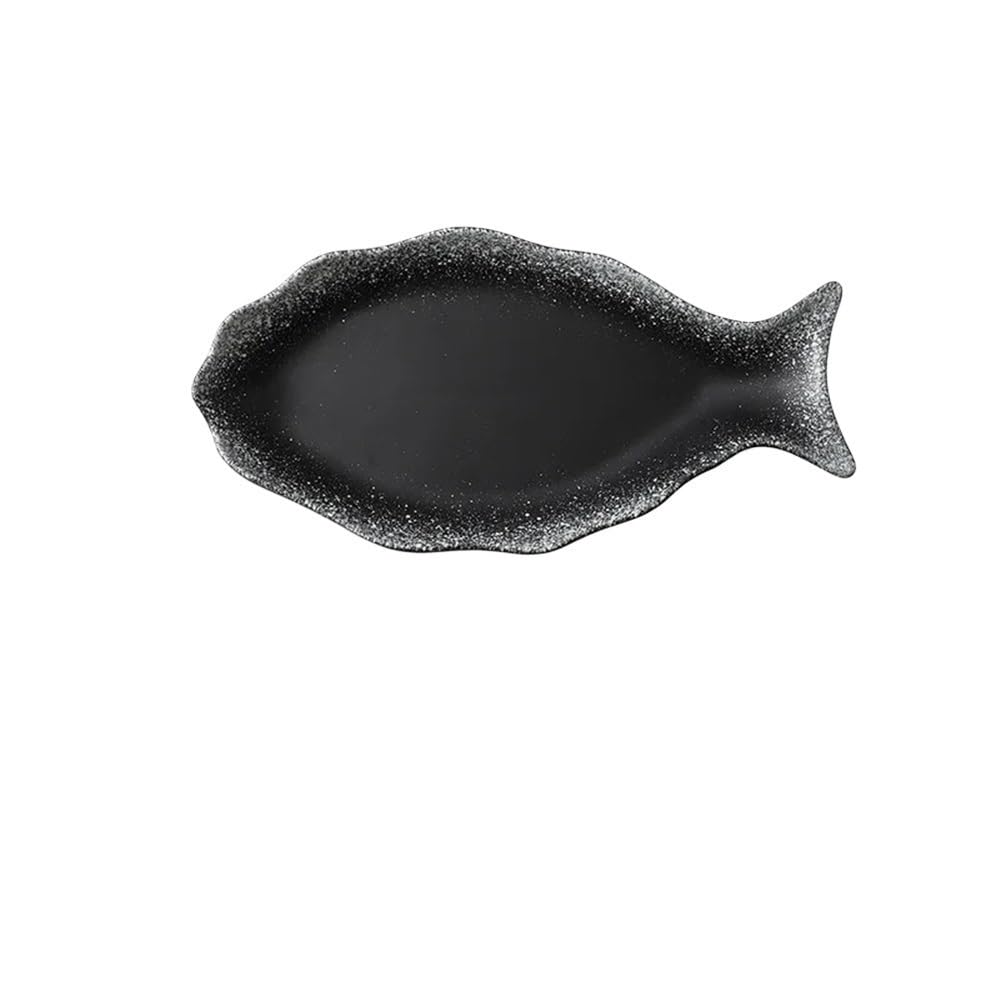 Plato De Pescado De Cerámica De Gran Capacidad Plato De Pescado Decorativo Plato De Ensalada De Pescado Al Vapor for El Hogar Plato De Cena De Mariscos Multifuncional Restaurante Accesorios De Cocina