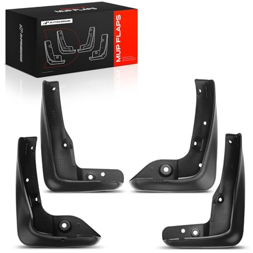 Image of A-Premium Mud Flaps Compatible with Subaru | for Subaru Legacy 2015-2019, No Drilling Required Mud Guards with Hardware Accessories, Set of 4 Front and Rear