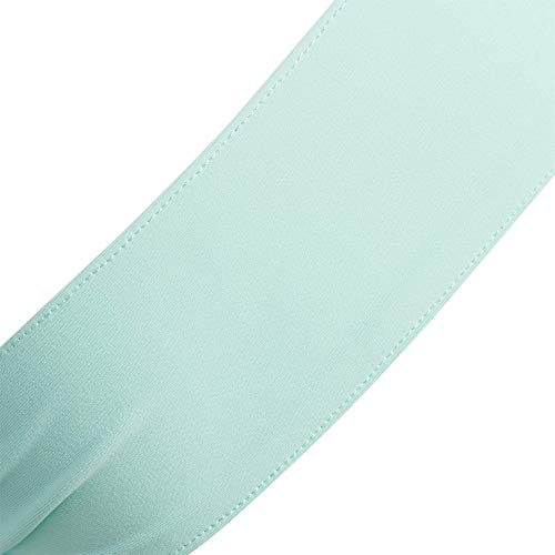 Image of adidas Alphaskin Tie Headband, Clear Mint /White, One Size