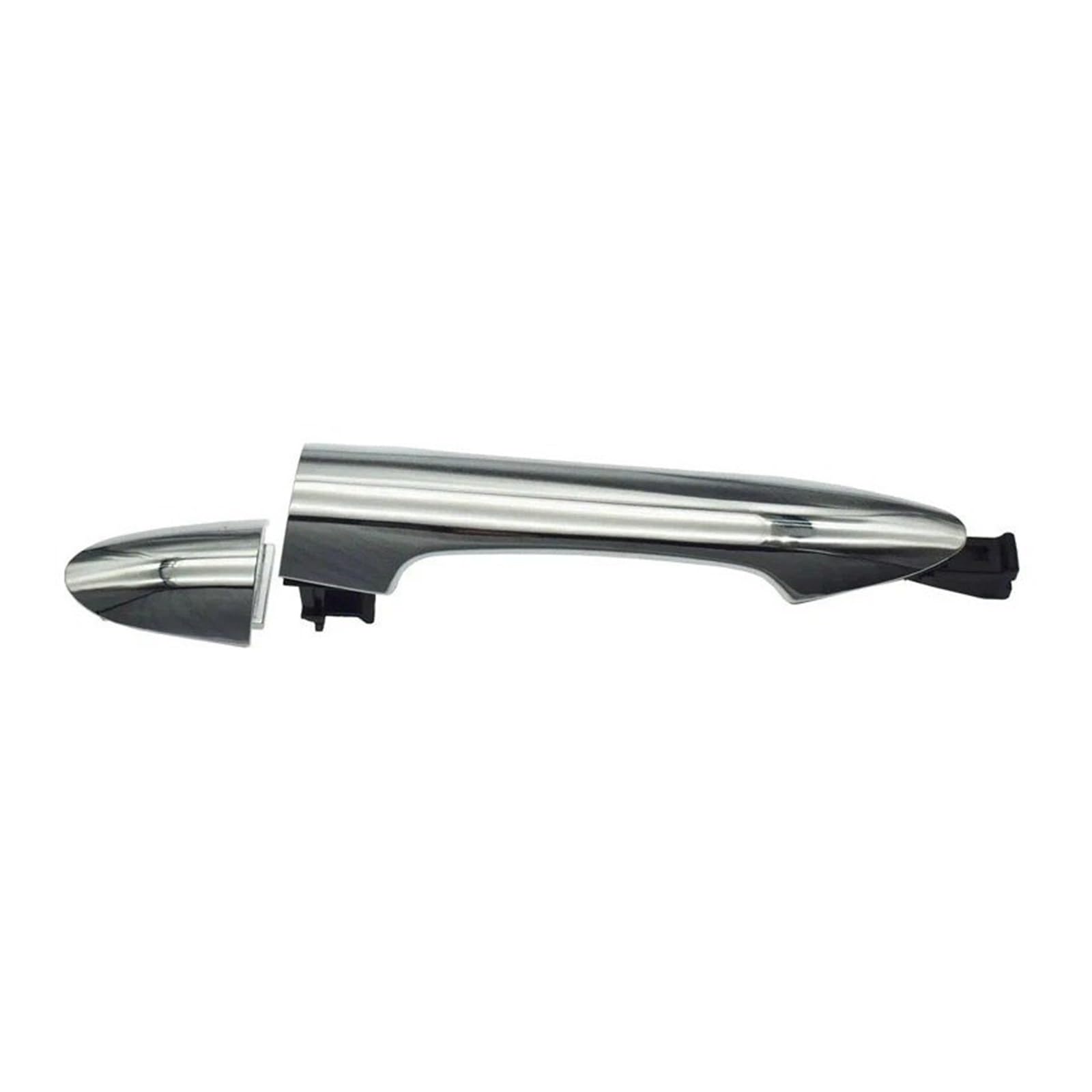 Punxdda Car Exterior Door Handle for Kia for Picanto 2011-2015 82651-1Y020 82661-1Y020 82651-1Y000 1Y050 Exterior Door Handle with Black Or Chrome(No Keyhole RL)