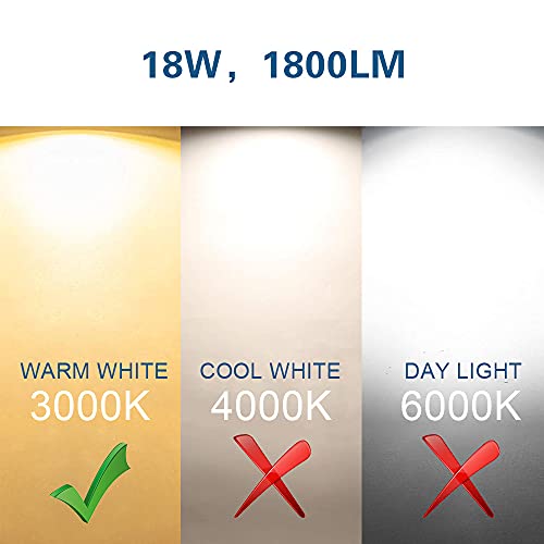 Eleglo 18W Low Voltage Landscape Lighting Led Spotlight Outdoor 12V~24V Ac/Dc Waterproof Landscape Lights Spot Lights For Yard With Spiked Stake Warm White Flag Light Garden Decorative Lamp (2 Pack) #TOP2