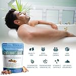 Gentleman's Bath Salt 32 Ounces Epsom Salt with Natural Cedarwood, Frankincense, Eucalyptus and Peppermint Essential Oils Plus Vitamin C in BPA Free Pouch with Easy Press-Lock Seal - Image 3