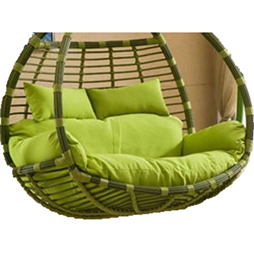 Cuscino per sedia a dondolo sospeso, impermeabile, doppio spessore, ricambio per mobili da giardino e patio