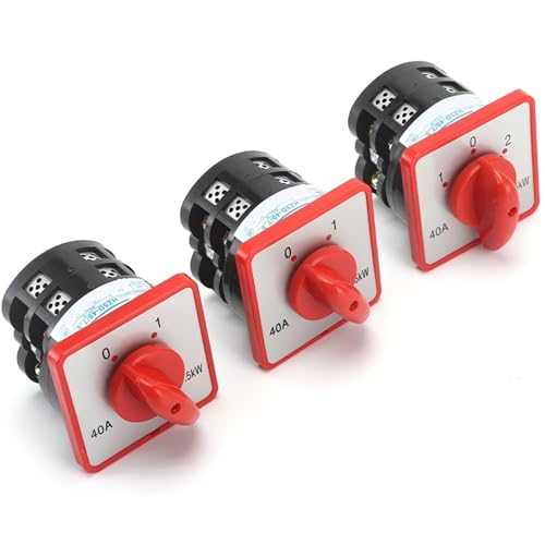 Interrupteur de commutation de moteur HZ5D-40 inverseur triphasé multipolaire 40A