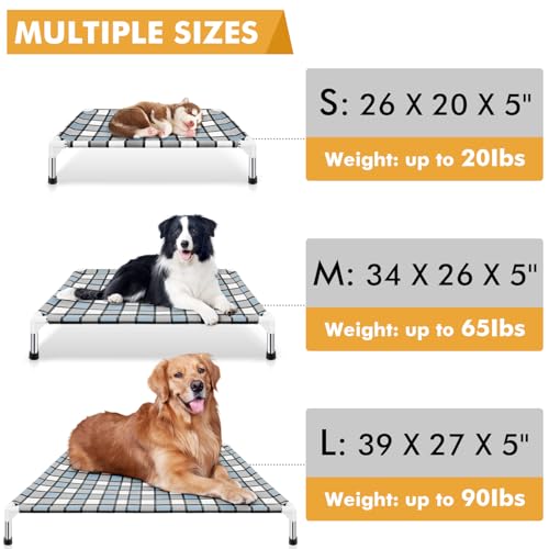 Elevated-Dog-Bed-Raised-Dog-Bed-Dog-Bed-Pet-Bed-Dog-Cot-for-Medium-Pet-Taste-Life-Start-with-A-Pet-Bed