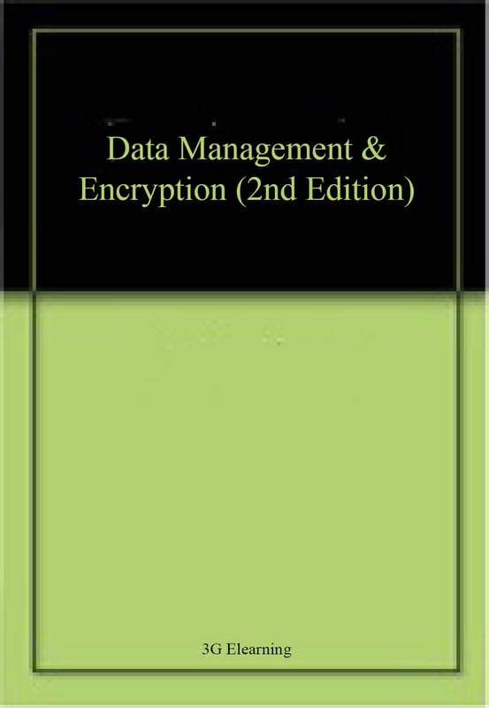 Buy Data Management & Encryption (2nd Edition) โ BookShops.in