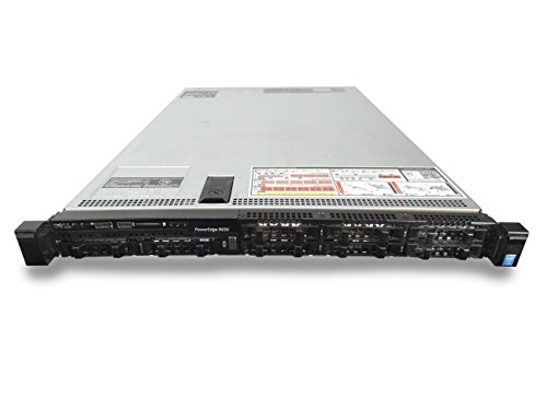 Dell Premium PowerEdge R630 8 Bay SFF 1U Rackmount Server, 2X Xeon E5-2650 V4 2.2GHz 12 Core, 192GB DDR4 RAM, 4X 900GB 10K SAS 12Gbps 2.5 HDDs, 2X 750W PSUs, 1 Year Warranty (Renewed)