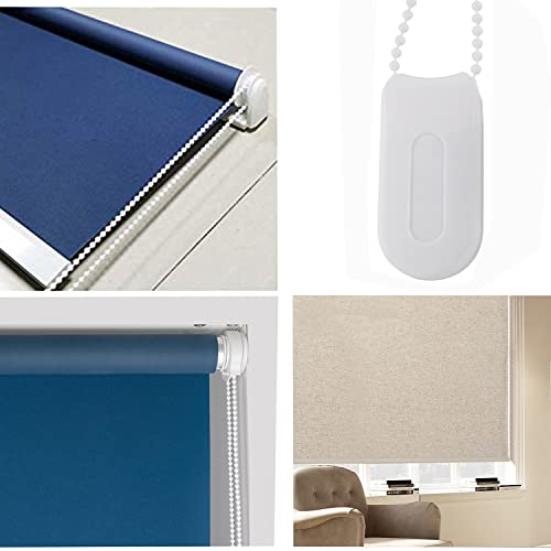 ZZLZX 2PCS Window Blind Cord Handle Tensioner, Plastic Safety Handle Tensioner Device Blinds Accessories, Cord Weight Spare for Vertical Blind, Roller Blinds, White - Thumbnail 4