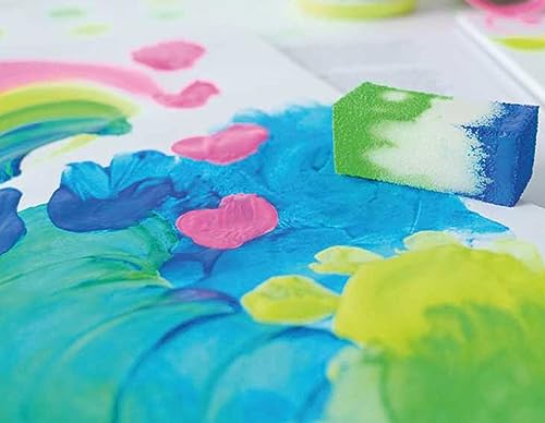 KREUL 28406 - Mucki leuchtkräftige Stoff - Fingerfarbe, 250 ml in schwarz, auf Wasserbasis, parabenfrei, glutenfrei, laktosefrei und vegan, optimal für die Anwendung mit Fingern und Händen