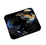 Tappetino Mouse XXL Gaming 420x350x3mm, Mouse Pad nero pescare 0m0-291