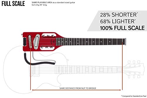 Traveler Guitar Ultra-Light Solid-Body Elektrische Gitaar (ULE TRDG),Torino Rood - Image 4