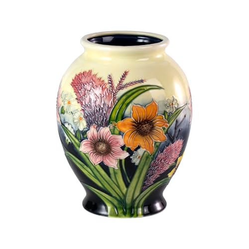 KAMMAK Colored Ceramic Vase, Beautiful Hand-Painted Decorative Vase, Modern Art