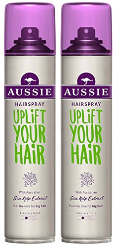 2 x 250 ml AUSSIE Miracle Hairspray (volume +