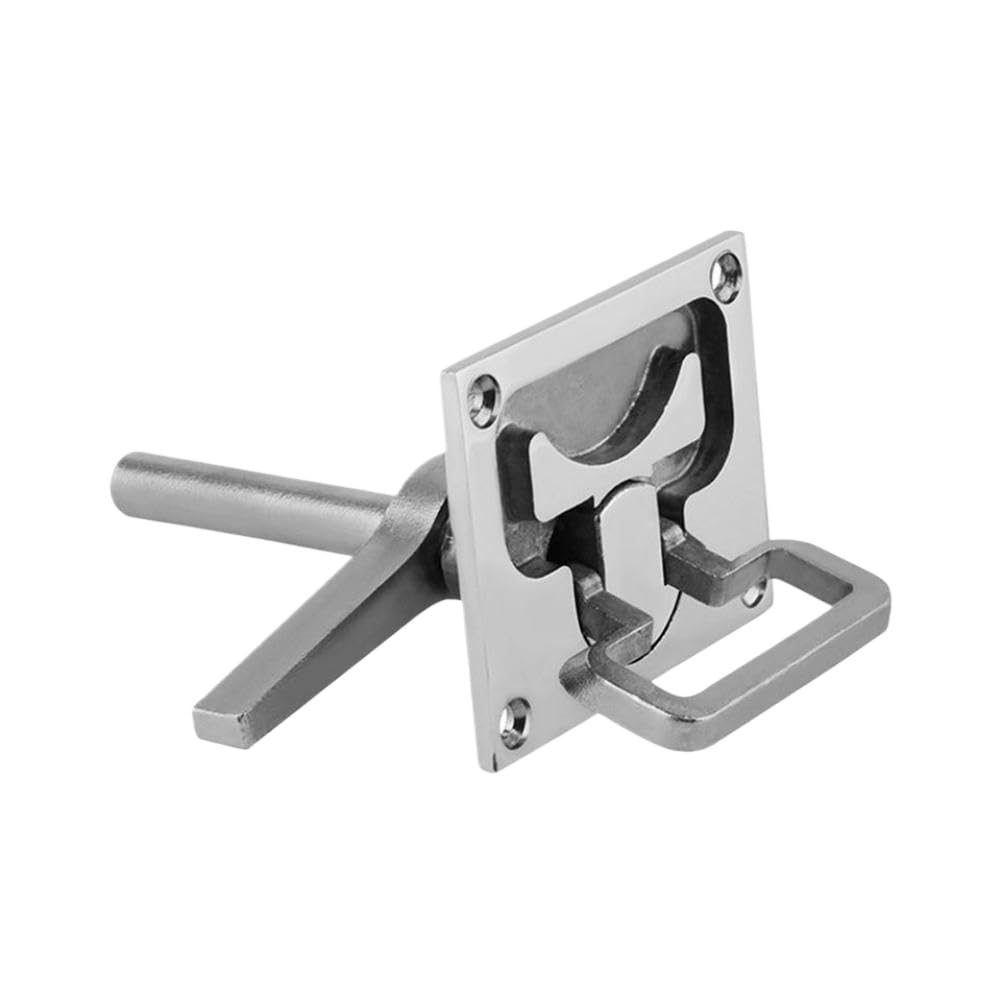 Loquet de pont de trappe marine en inox 316 à fermeture affleurante intégrée