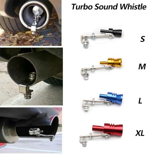 Silbato de escape cola de tubo universal para personalizar el sonido en ruta 6
