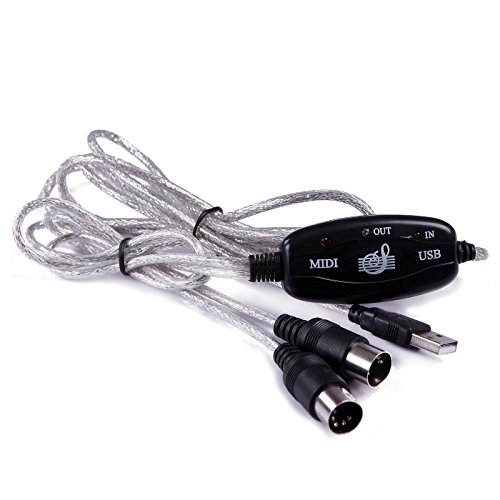 SANOXY USB MIDI Music Cable Converter PC to Music Keyboard Supports Windows XP/Vista OS