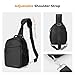 K&F CONCEPT Small Camera Bag for Photographer, Camera Sling Crossbody bag for DSLR/SLR/Mirrorless Camera, Compact Camera Case for Men and Women, Black