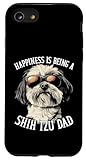 shih tzu dad cool dog con occhiali da sole da uomo custodia per iphone se (2020) / 7 / 8