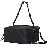 Isolierte Pizza- und Lebensmittel-Lieferbeutel, 16 x 16 x 9 Zoll Box Pizza-Aufbewahrungs-Lieferbeutel Tragbarer Oxford-Stoff