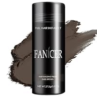 Hair Fibers, Langanhaltend Hair Fiber Frauen Männer, Haarpuder für Feines Haar, Haarpulver, Haaransatz Ausbessern & Kaschiert Sofort Haarausfall, Abdecken vondünner werdendem Haar(Dunkelbraun)