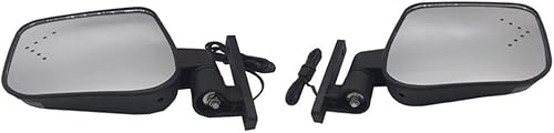 Espejo retrovisor para carrito de golf con señal de giro LED  Espejo lateral universal para carrito de golf con señal de giro LED para EZGO Club Car