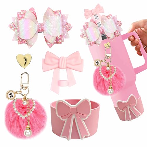 5pcs Bling Silicone Accessories for Stanley 30oz 40oz Tumbler Cup,