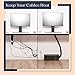 Large Cable Management Box - Cable Organizer Box and Power Strip Box for Electrical Cord Management - Hide Desk Cord and Floor Cables - Wire Storage and Organization for Cords