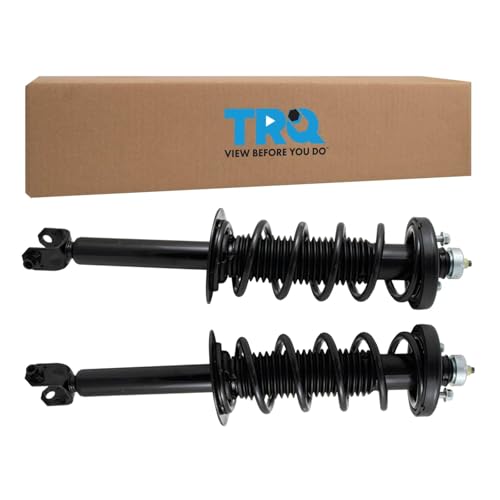Image of TRQ Rear Shock & Spring Strut Assembly Set Driver & Passenger Side Compatible with 2013-2017 Honda Accord