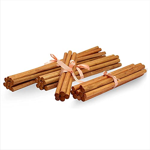 Image of BLOOMAX 14 mm (±0.50 mm Tolerance) x 18‑Inch Hardwood Wooden Dowels | Pack of 10 | Polished Solid Rods for Macrame, Wall Hanging, Art & Craft, DIY Projects | Made in India