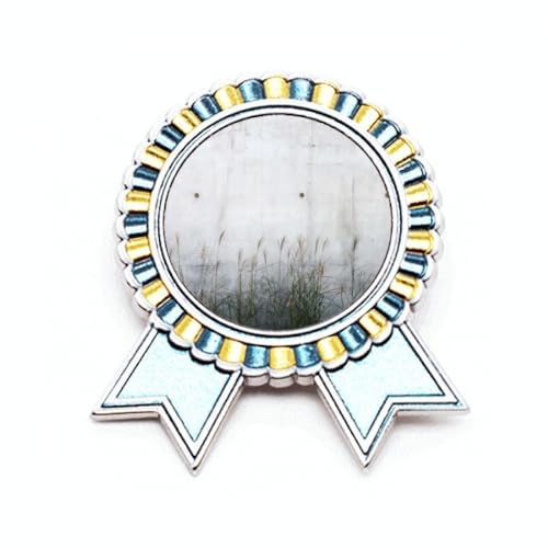 Broche en métal motif littérature pour personnaliser un vêtement triste