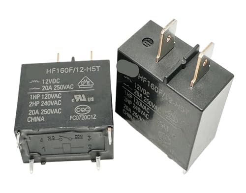 Relé electromecánico HF160F 12-HST para sustitución de componentes dañados