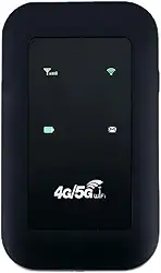 H806 Hotspot WiFi Móvel Portátil Internet Alta 4G LTE Display LED Multifuncional com Cartão SIM Inserido Longa Autonomia Suporta 10 Usuários para Viagens de Carro e Negócios