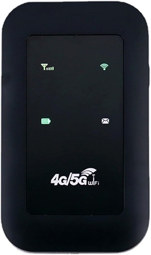 H806 Hotspot WiFi Móvel Portátil Internet Alta 4G LTE Display LED Multifuncional com Cartão SIM Inserido Longa Autonomia Suporta 10 Usuários para Viagens de Carro e Negócios