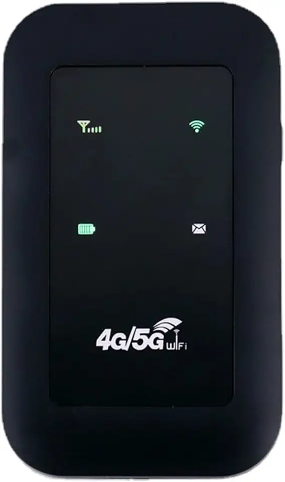 H806 Hotspot WiFi Móvel Portátil Internet Alta 4G LTE Display LED Multifuncional com Cartão SIM Inserido Longa Autonomia Suporta 10 Usuários para Viagens de Carro e Negócios