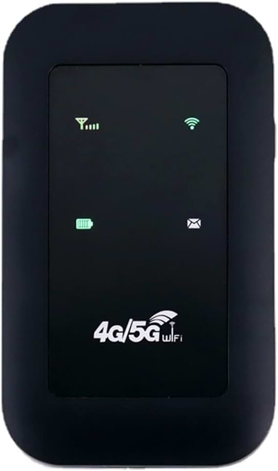H806 Hotspot WiFi Móvel Portátil Internet Alta 4G LTE Display LED Multifuncional com Cartão SIM Inserido Longa Autonomia Suporta 10 Usuários para Viagens de Carro e Negócios