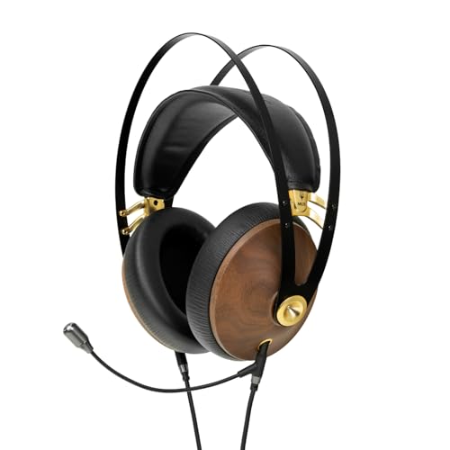 MEZE AUDIO | 99 �N���V�b�N �E�H���i�b�g�S�[���h&�u�[���}�C�N�w�b�h�Z�b�g | �L���I�[�o�[�C���[�w�b�h�t�H�� �u�[���}�C�N�Ǝ��Ȓ��߉\�ȃw�b�h�o���h�t�� | �Q�[���p�N���[�Y�h�o�b�N�w�b�h�Z�b�g | �����[�g���[�N | �I�[�f�B�I�}�j�A