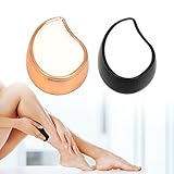 Crystal Haarentferner, 2pcs Haarentfernung Ohne Rasieren, Kristall Haarentferner, Haarentfernung Stein, Crystal Hair Eraser, Crystal Hair Remover für Beine Arm Rücken Damen (Gold und Schwarz)