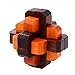 TOPD Holzpuzzle, Holz Gehirn Teaser Chinese Puzzle Kongming Luban Sperre Erwachsene Kinder-Spiel-Spielzeug-Geschenk (Color : B)